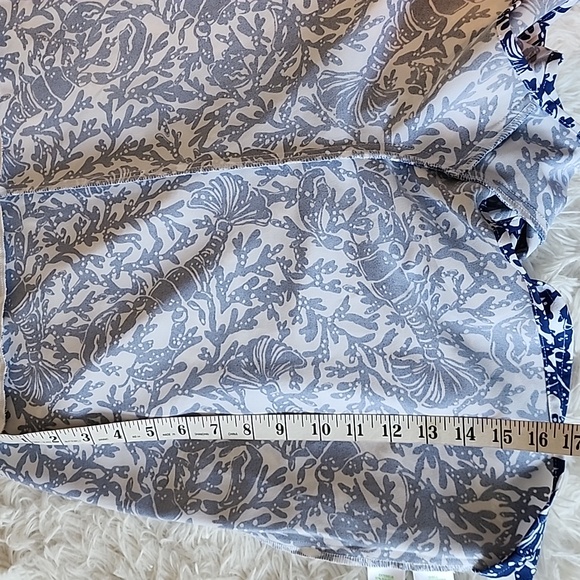 Lilly Pulitzer Floral Sleeveless Dress Blue and Pink - Picture 14 of 15